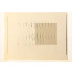 "Christmas" by Guido Strazza, 1968, color lithograph, offered Jan 2026