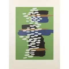 Bruno Munari, "Tempera", 1987, color screen printing