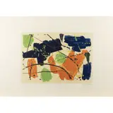 Luigi Montanarini, "Untitled", color lithograph