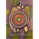 Carmelo Savelli, 'Untitled', 1970, mixed technique on paper applied on canvas