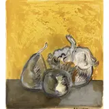 Gian Paolo Berto, "Still life", tempera on canvas cardboard