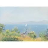 Luce Balla, "Ischia", 1977, pastels on paper