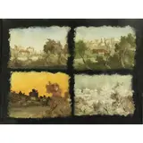 Leonardo de Magistris, "Four Seasons", 1974, oil on canvas