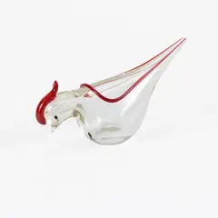 Prod. Venini by Toni Zuccheri, 1982, sculpture in blown glass and colored glass, offered Dec 2025