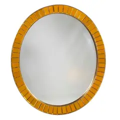 Max Ingrand, Prod. Fontana Arte, 1608 mod. wall mirror in mirrored glass