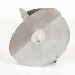 Prod. Newlamp by Rinaldo Cutini, Luna mod. steel table lamp, offered Dec 2025