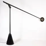 Hans Von Klier, Prod. Bilumen, large Giraffe mod. adjustable floor lamp in painted metal