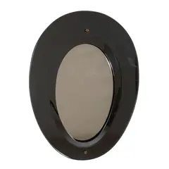 Max Ingrand, Prod. Fontana Arte, 1960, 2085 mod. wall mirror in mirrored glass and brass