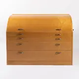 Giovanni Offredi, Prod. Saporiti, 1977, lacquered wood chest of drawers