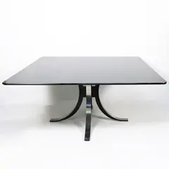 Prod. Tecno by Osvaldo Borsani, T69 mod table lamp in steel, offered Dec 2025