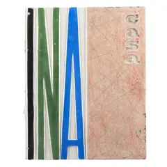 for Ina Casa by Dante Baldelli, polychrome ceramic plaque, offered Dec 2025