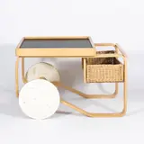 Prod. Artek by Alvar Aalto, 900 mod. bar trolley in wood, offered Dec 2025
