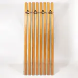 Italian production by Gianfranco Frattini, wall coat hanger in wood, offered Dec 2025