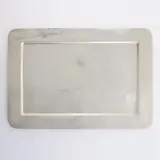 Italian production by Gabriella Crespi, silver metal tray, offered Dec 2025