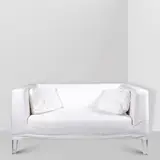Prod. Driade by Philippe Starck, Small Nothing mod. sofa in padded fabric and perspex, offered Dec 2025