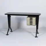 Bbpr Studio, Prod. Olivetti Synthesis, 1963, desk with typing Arco series in plastic material