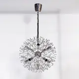 Gaetano Sciolari, Italian production, Sputnik mod. suspension lamp in chromed metal