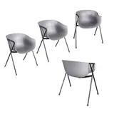 Ander Lizaso, Prod. Ondarreta, 2017, four Bai mod. chairs polypropylene