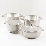Prod. Broggi by Gio Ponti, Nickel silver table set, offered Dec 2025