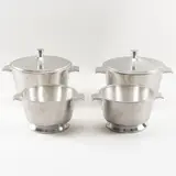 Prod. Broggi by Gio Ponti, in nickel silver table set, offered Dec 2025
