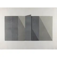 Giuseppe Uncini, "Untitled", 1981, watercolor on paper