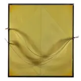 Guido Strazza, "Untitled", acrylic on panel and plastic bands