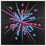 Giovanna Perillo, "Costruzione geometrica 2", 2024, acrylic on canvas