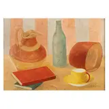 Ezio Sclavi, "Still life", 1934, oil on panel