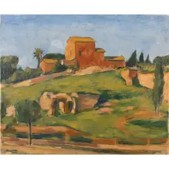 "San Bonaventura al Palatino" by Orfeo Tamburi, 1942, oil on canvas, offered Nov 2025