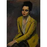 Manlio Sarra, "Ritratto della Baronessa", 1946, oil on canvas