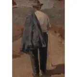 Domenico Colao, 'Farmer', oil on plywood
