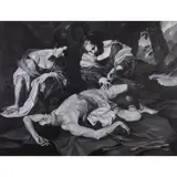 Massimo Pulini, "Adone curato dalle pie donne", 1984, oil on canvas