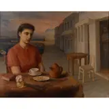 Aurelio Bulzatti, "Viaggio in Turchia", 1954, oil on canvas