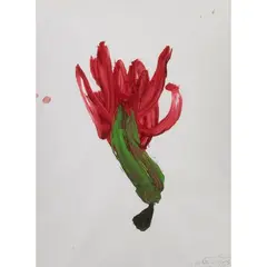 Alessandro Twombly, "Untitled", 2005, oil on paper