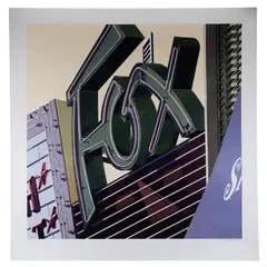 Robert Cottingham, "Fox", 2009, color screen printing