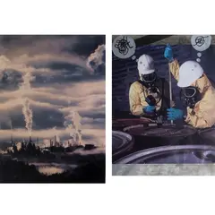 Alberto Di Fabio, 'Untitled', 2003, collage of two hand-retouched newspaper pages