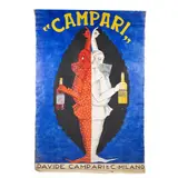 Leonetto Cappiello, Sketch for poster 'Campari by Davide Campari & Co. Milano', oil on canvas