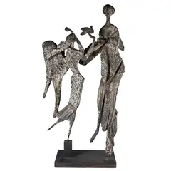 "Annunciation" by Angelo Biancini, patinated bronze sculpture, offered Nov 2025
