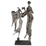Angelo Biancini, "Annunciation", patinated bronze sculpture