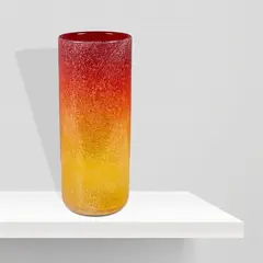 Arturo Cavalli, Venini, 2003, two shaded colors glass vase