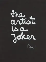 Ben Vautier, The Joker, screenprint due colori