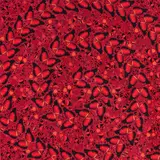 Damien Hirst, Taytu Betul, 2022, stampa Giclée laminata on pannello in alluminio stampato con glitter