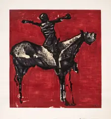 Marino Marini, Invocazione, screenprint es.