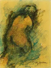 Giuseppe Ajmone, Risveglio, Minilitografia smaltata