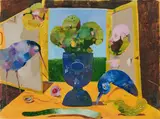 Antonio Possenti, Senza titolo, oil on canvas applicata on faesite