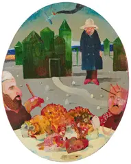 Antonio Possenti, Senza titolo, oil on canvas