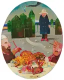 Antonio Possenti, Senza titolo, oil on canvas