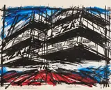 Vinicio Berti, Zà-Zà, lithograph ritoccata a mano