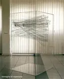 Laura Matei, Io e te, 2001, Plexiglass e filo di cotone