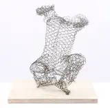 Fabrizio Modesti, Senza titolo, 1996, Scultura in rete metallica formata